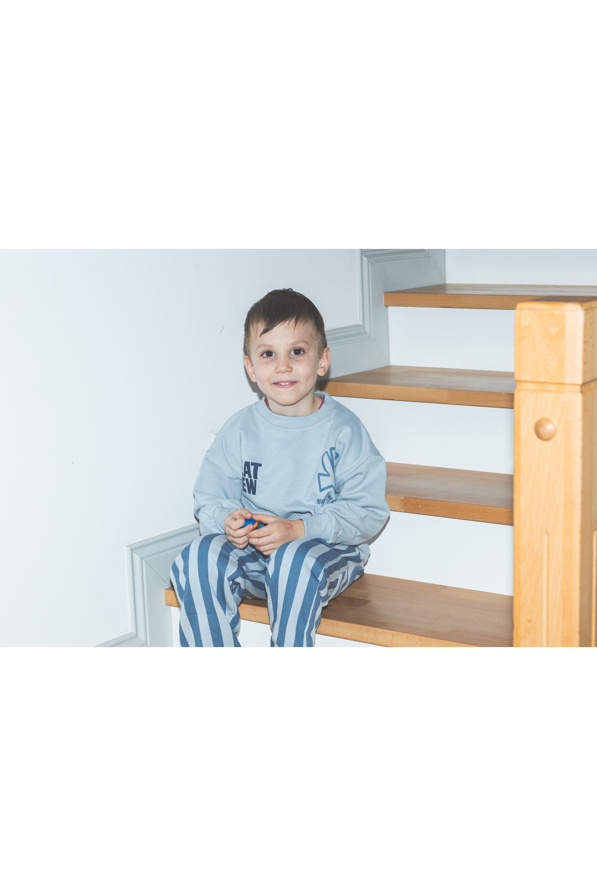 Unisex çocuklar için alt üst takım - Limonlu Pamuk